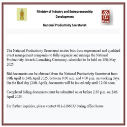 Invitation for Bids – Event Management Services